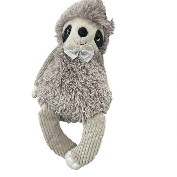 Scentsy Spiffy the Sloth Plush Sloth in Gray and White - Picture 2 of 3